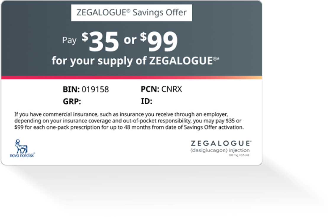 Zegalogue® Savings Offer