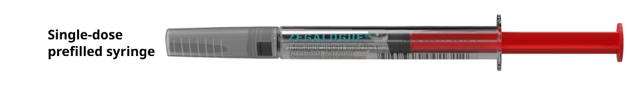 Zegalogue® Single-dose prefilled syringe